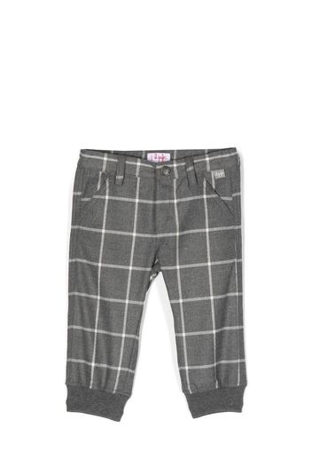 Il Gufo check-pattern trousers - Grigio