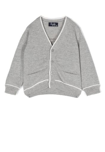 Il Gufo button-up knitted cardigan - Grigio