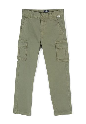 Il Gufo straight-leg cargo trousers - Verde