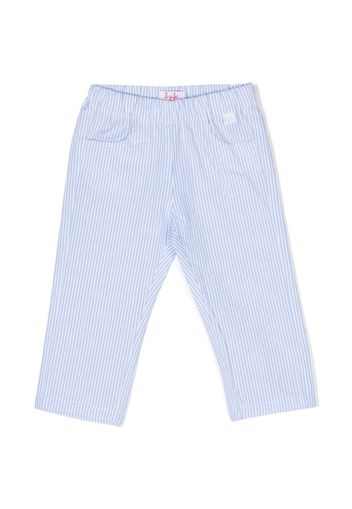 Il Gufo Pantaloni a righe con vita elasticizzata - Blu