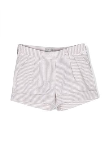 Il Gufo Shorts a righe - Toni neutri