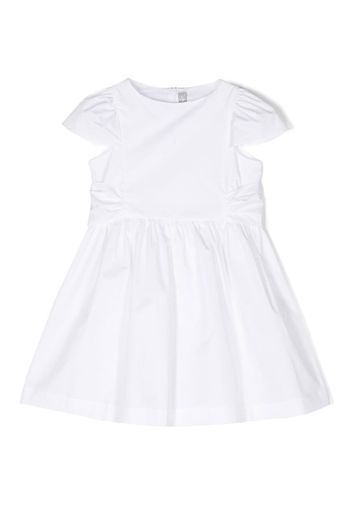 Il Gufo tie-fastening flared dress - Bianco