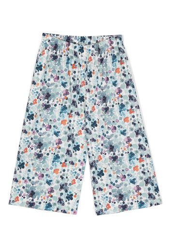 Il Gufo Pantaloni a fiori - Blu