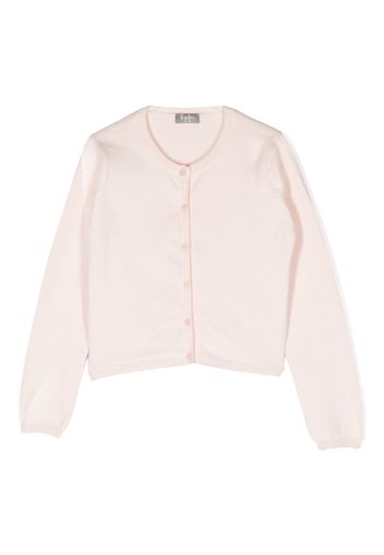 Il Gufo button-up organic cotton cardigan - Rosa