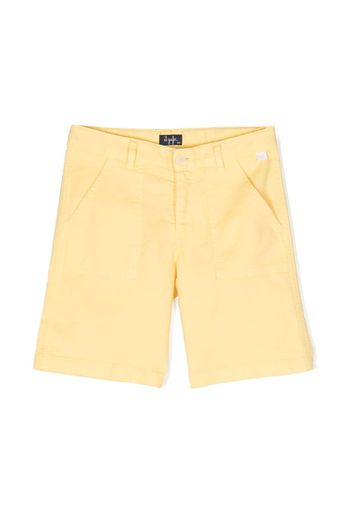 Il Gufo straight-leg tailored shorts - Giallo