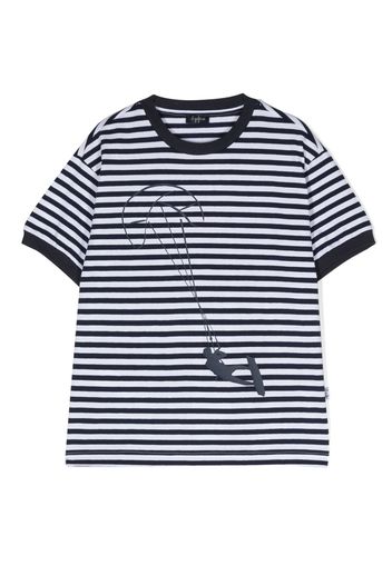 Il Gufo T-shirt a righe - Blu