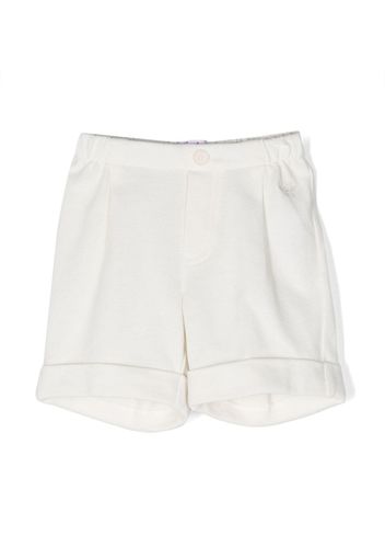Il Gufo cotton casual shorts - Bianco