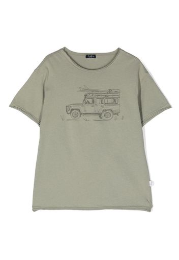 Il Gufo T-shirt con stampa grafica - Verde