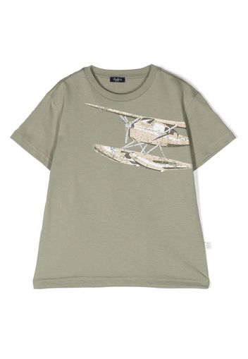 Il Gufo T-shirt con stampa grafica - Verde