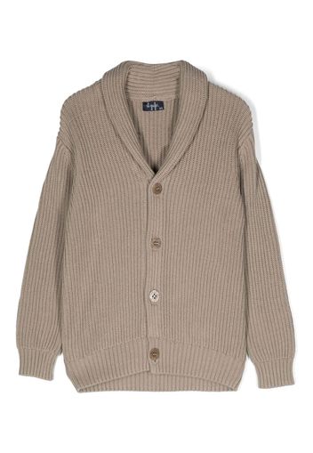 Il Gufo Cardigan con bottoni - Toni neutri