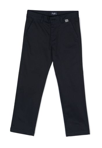 Il Gufo straight-leg chino trousers - Blu