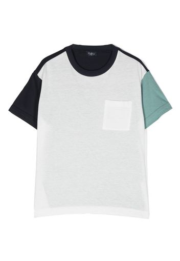 Il Gufo colour-block cotton T-Shirt - Bianco