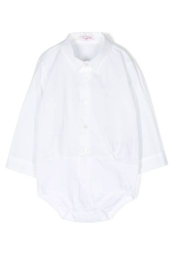 Il Gufo long-sleeve bodysuit shirt - Bianco