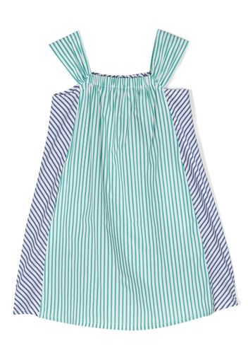 Il Gufo striped poplin dress - Verde