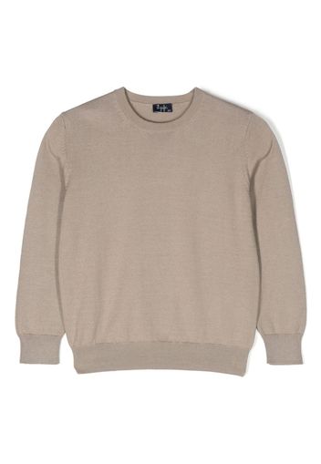 Il Gufo plain cotton jumper - Toni neutri