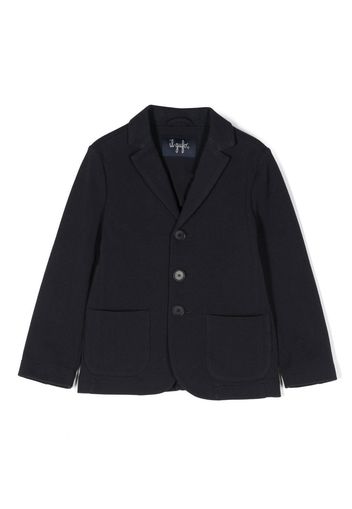 Il Gufo notched-collar single-breasted blazer - Blu