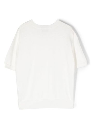 Il Gufo ribbed cotton T-Shirt - Bianco