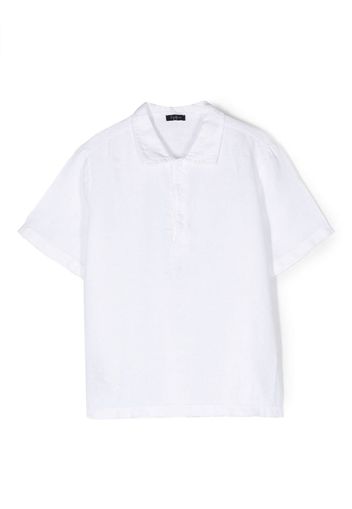 Il Gufo linen polo shirt - Bianco