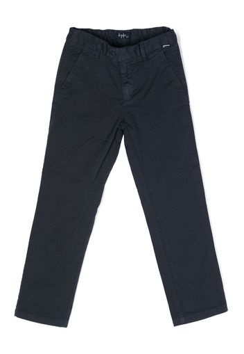 Il Gufo straight-leg chino trousers - Blu