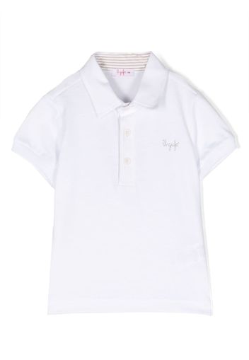 Il Gufo embroidered-logo cotton polo shirt - Bianco