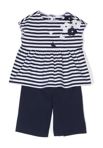 Il Gufo two-piece striped trouser set - Blu