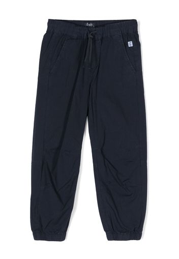 Il Gufo elasticated-drawstring track trousers - Blu