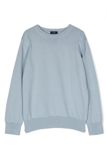 Il Gufo round-neck knit jumper - Blu