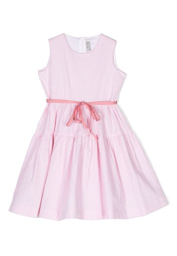 Il Gufo striped sleeveless dress - Rosa