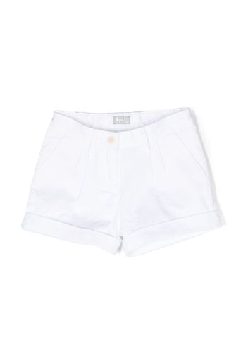 Il Gufo turn-up hem chino shorts - Bianco