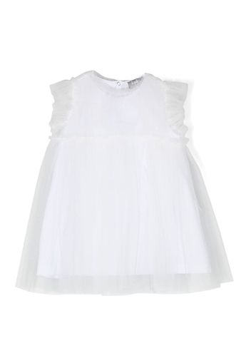 Il Gufo sleeveless cotton dress - Bianco