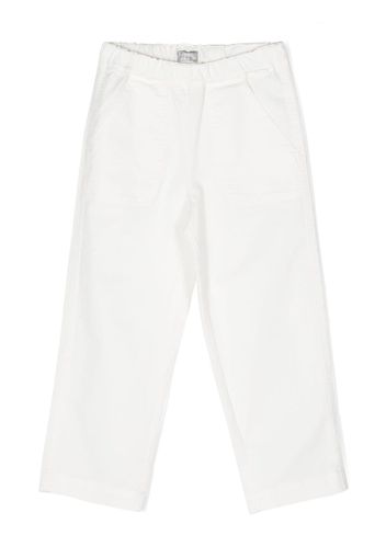 Il Gufo two-pocket cotton trousers - Bianco