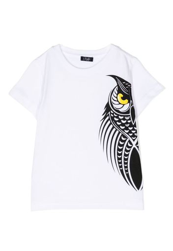 Il Gufo graphic-print cotton T-shirt - Bianco