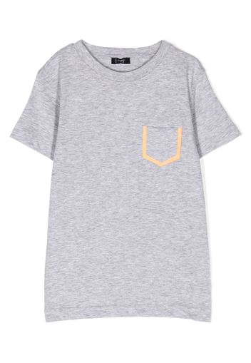 Il Gufo contrasting-trim cotton T-shirt - Grigio