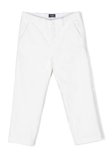 Il Gufo Pantaloni dritti a coste - Bianco