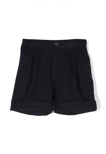 Il Gufo turn-up hem pressed-crease shorts - Blu