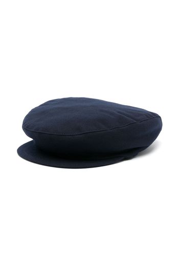 Il Gufo tonal-stitching slip-on beret - Blu