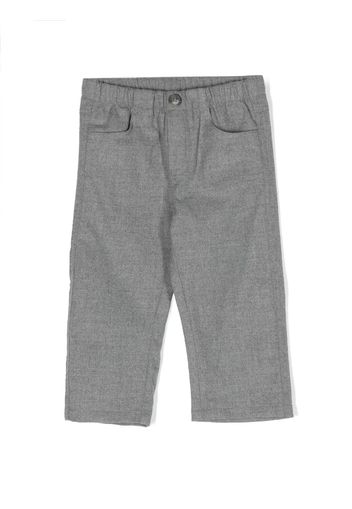 Il Gufo mid-rise straight-leg trousers - Grigio