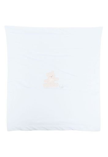 Il Gufo patch-detail stretch-cotton blanket - Blu