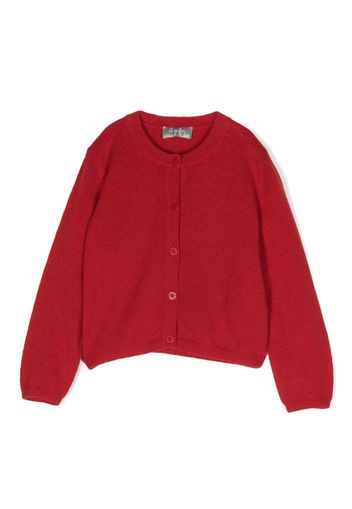 Il Gufo virgin wool cardigan - Rosso