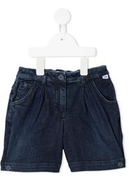 Il Gufo elasticated denim shorts - Blu