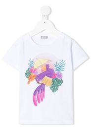 Il Gufo T-shirt con stampa - Bianco