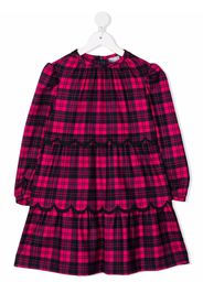 Il Gufo tartan check print dress - Rosa