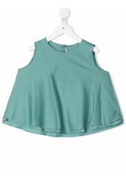 Il Gufo double-layer cotton tank top - Verde