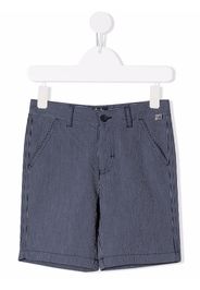 Il Gufo pinstripe chino shorts - Blu