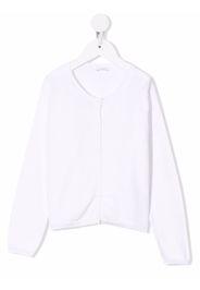 Il Gufo fine-knit cotton cardigan - Bianco