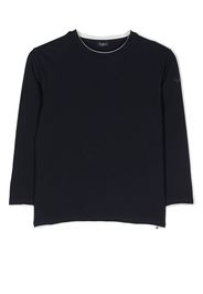 Il Gufo contrasting-trim long-sleeved T-shirt - Blu