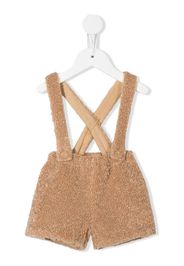 IL GUFO dungaree straight-leg shorts - Toni neutri