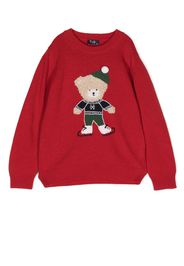 Il Gufo intarsia-knit jumper - Rosso