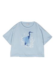 Il Gufo T-shirt con stampa - Blu