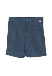 Il Gufo Shorts effetto mélange - Blu